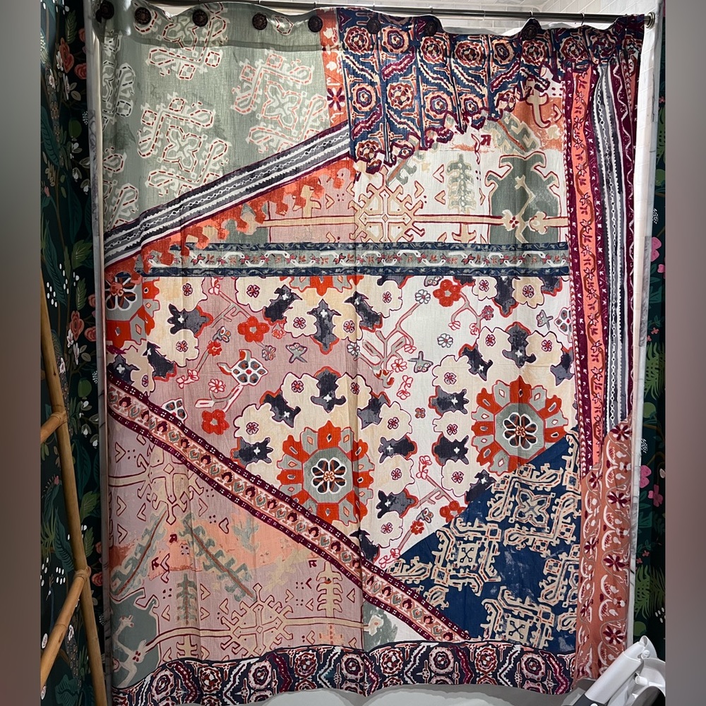 Anthropologie shower curtain